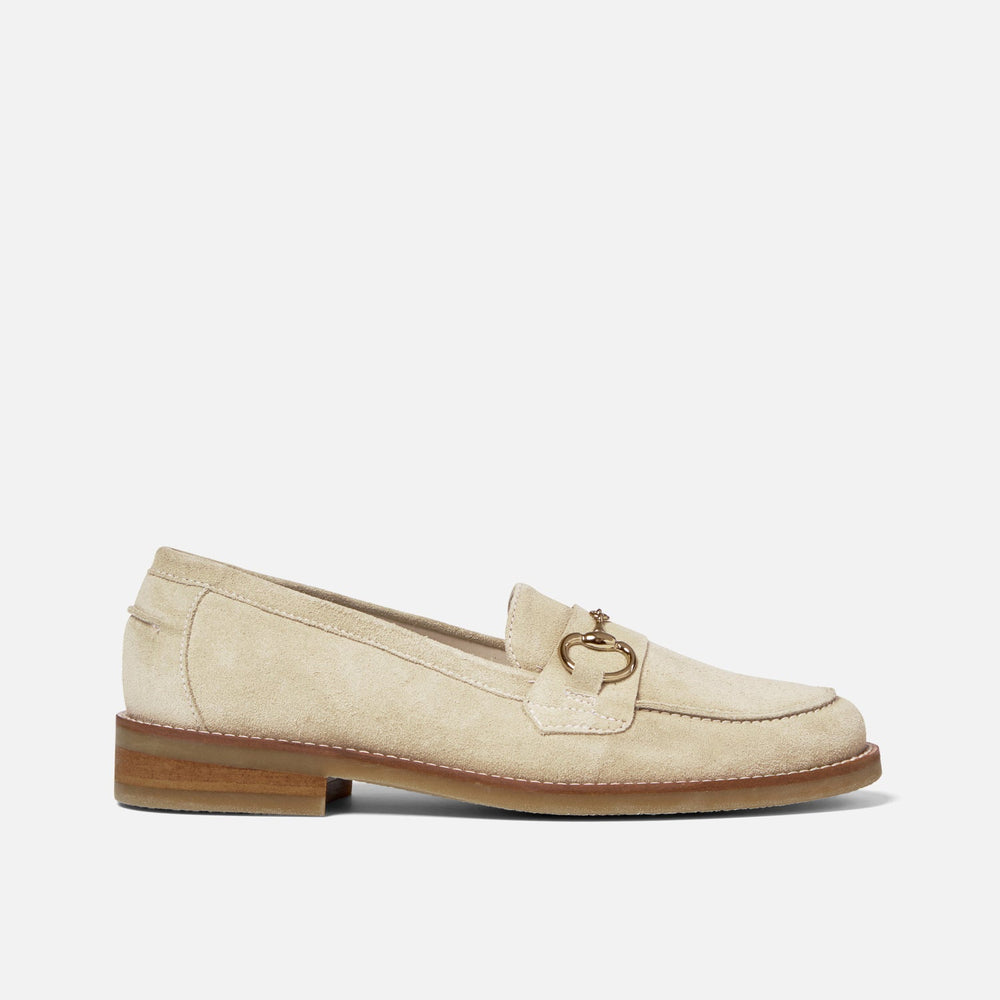 Wilde Biscuit Suede Bit Loafer - Women’s | DUKE + DEXTER
