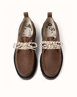 Moby Brown Distressed Hiker Boot - Men's