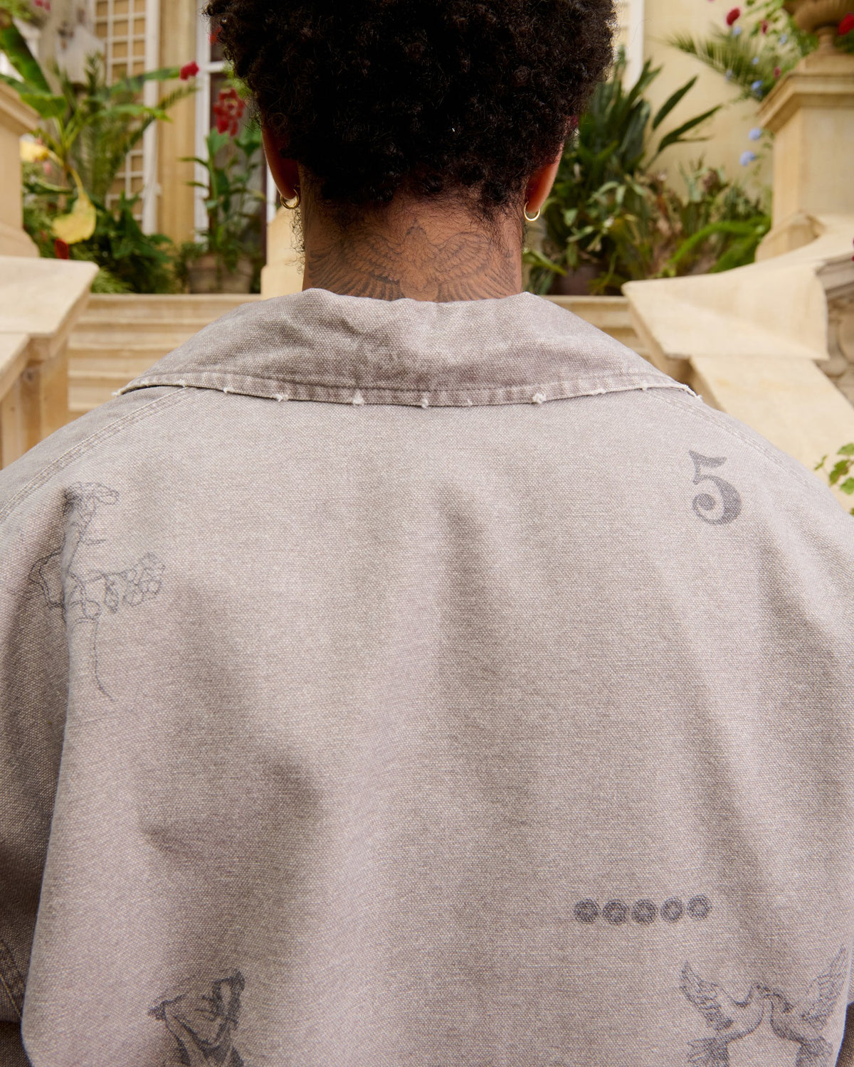 MC Sketch Sun Faded Grey Jacket