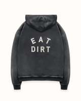 DR4 Eat Dirt Washed Black Zip Hoodie