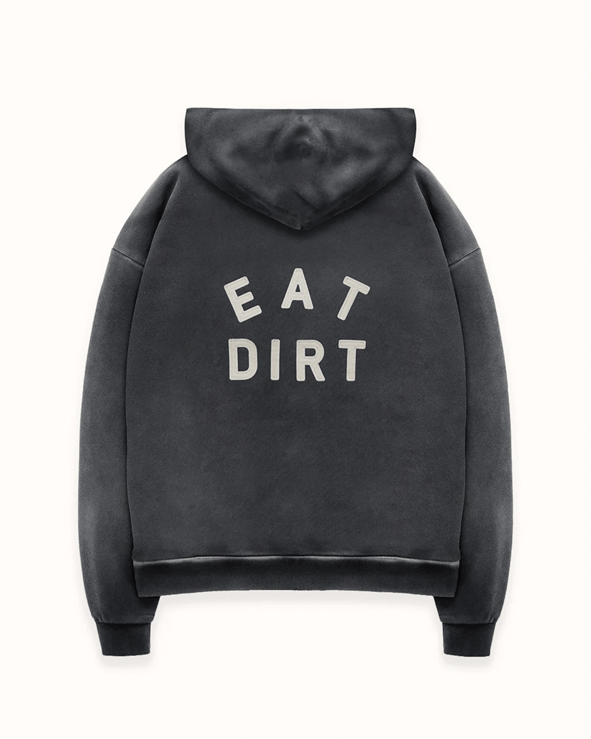 DR4 Eat Dirt Washed Black Zip Hoodie