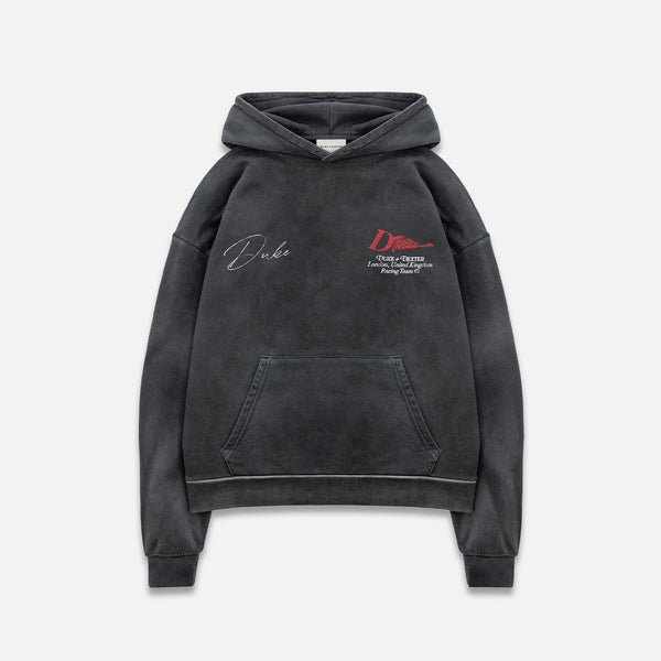 DR1 Helmet Washed Black Hoodie