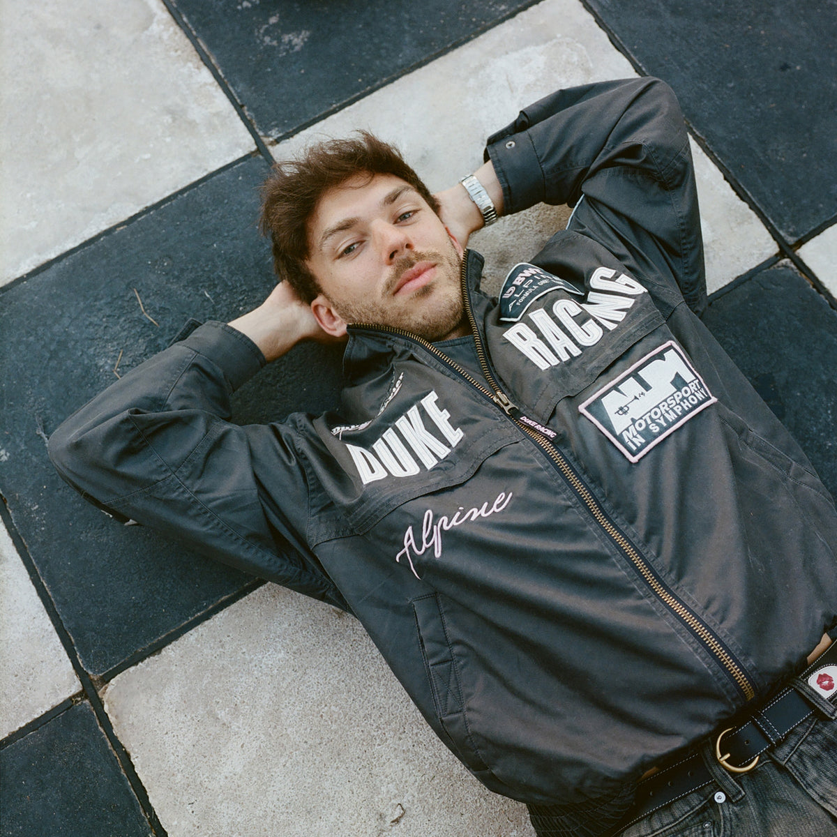 Alpine Formula One Team Washed Black Trackside Jacket