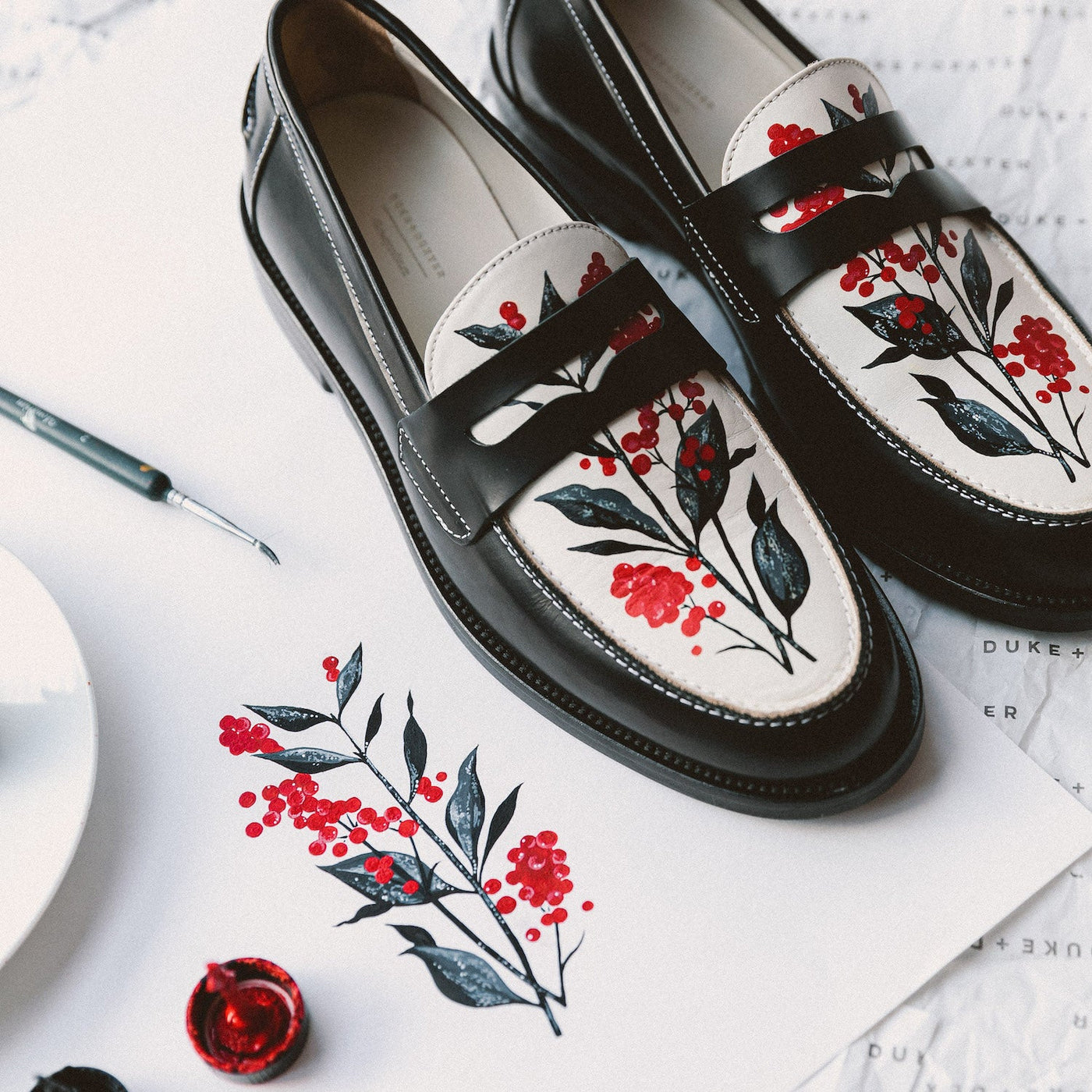靴 HDuke + Dexter Wilde Paisley Penny Wilde Paisley Penny Loafer - Women's | DUKE + DEXTER