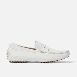 HUNT Off-White Driving Loafer