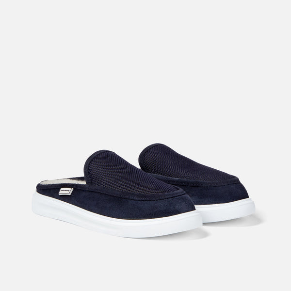 Sean Navy Slipper - Women's